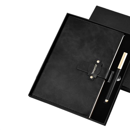 YUGSHNKFC Hardcover-Notizbuch, 224 Seiten, breit liniert, Leder, College, liniert, Business-Notizblöcke für Büro, Schule, 143 x 213 mm YUGSHNKFC Hardcover-Notizbuch, 224 Seiten, breit liniert, Leder, College, liniert, Business-Notizblöcke für Büro, Schule, 143 x 213 mm von YUGSHNKFC