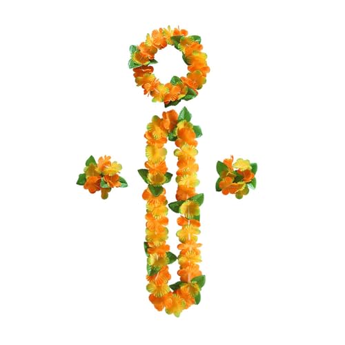 YUGSHNKFC Hawaiianisches Blumen-Stirnband und Blumen-Stirnbänder für Luaus-Partys, Gastgeschenk, Hochzeitsfeier, Dekoration YUGSHNKFC Hawaiianisches Blumen-Stirnband und Blumen-Stirnbänder für Luaus-Partys, Gastgeschenk, Hochzeitsfeier, Dekoration von YUGSHNKFC