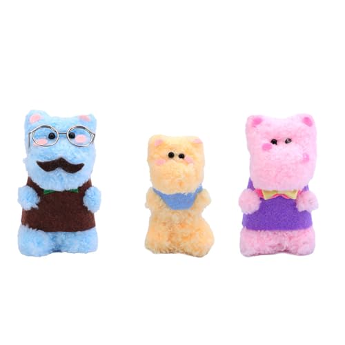 YUGSHNKFC Hippo Family Pipe Cleaners Craft Set Für Kinder Machen Selbst Kunsthandwerk Dekorationen Pelzige Stiele Für Kreative Projekte von YUGSHNKFC