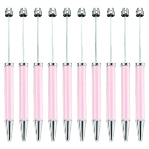 YUGSHNKFC Kugelschreiber, 10 Stück, 1,0 mm, mehrfarbig, Perlenstift, Schreibwarenstift für die Schule von YUGSHNKFC