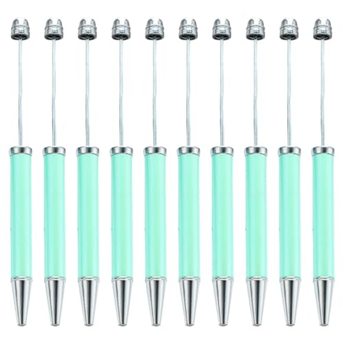 YUGSHNKFC Kugelschreiber, 10 Stück, 1,0 mm, mehrfarbig, Perlenstift, Schreibwarenstift für die Schule von YUGSHNKFC