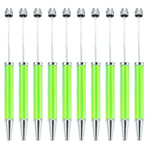 YUGSHNKFC Kugelschreiber, 10 Stück, 1,0 mm, mehrfarbig, Perlenstift, Schreibwarenstift für die Schule von YUGSHNKFC