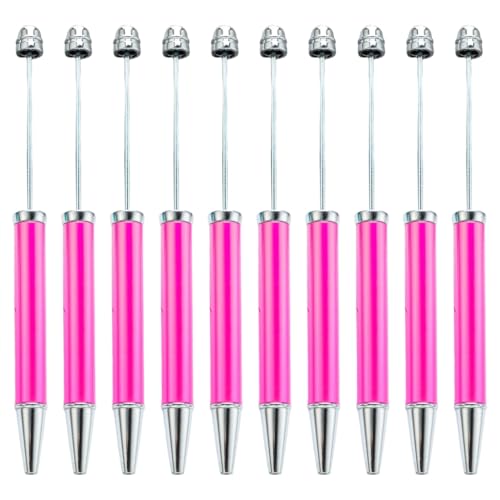 YUGSHNKFC Kugelschreiber, 10 Stück, 1,0 mm, mehrfarbig, Perlenstift, Schreibwarenstift für die Schule von YUGSHNKFC