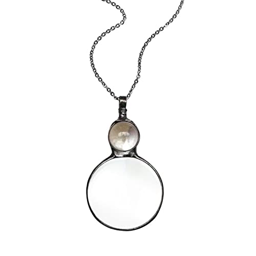 YUGSHNKFC Loupe Anhänger Halskette Geschenk 2022 Vergrößerungsglas Halskette Vintage 10x Vergrößerung Lesen Lektüre Dekoratives Geschenk YUGSHNKFC Loupe Anhänger Halskette Geschenk 2022 Vergrößerungsglas Halskette Vintage 10x Vergrößerung Lesen Lektüre Dekoratives Geschenk von YUGSHNKFC
