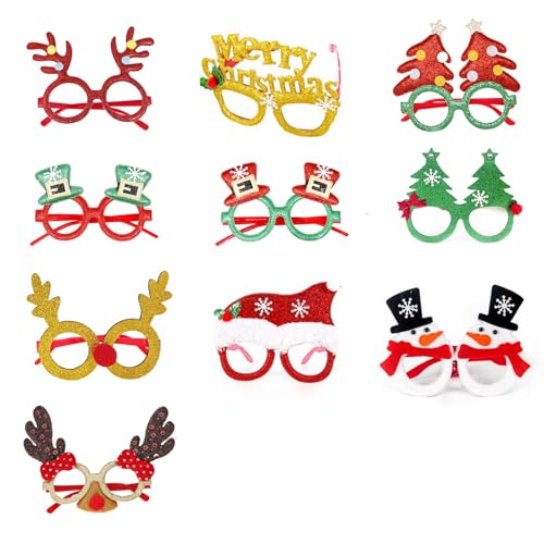 YUGSHNKFC Lustiger Brillenrahmen für Weihnachten, Mütze, Armband, Stirnband, Set für Weihnachten, Urlaub, Party, Fotografie, Requisiten YUGSHNKFC Lustiger Brillenrahmen für Weihnachten, Mütze, Armband, Stirnband, Set für Weihnachten, Urlaub, Party, Fotografie, Requisiten von YUGSHNKFC