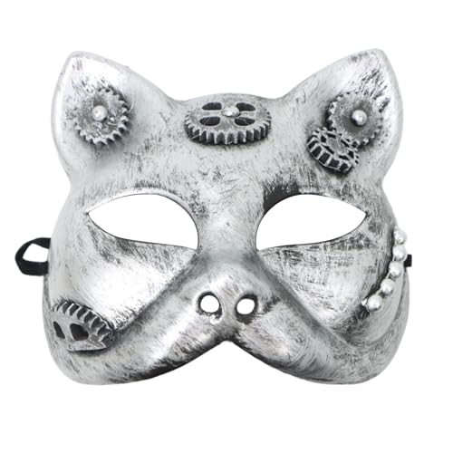 YUGSHNKFC Maskerade Half Face Party Sterevunk Karneval Venezianer Abschlussball für Halloween Cosplay von YUGSHNKFC