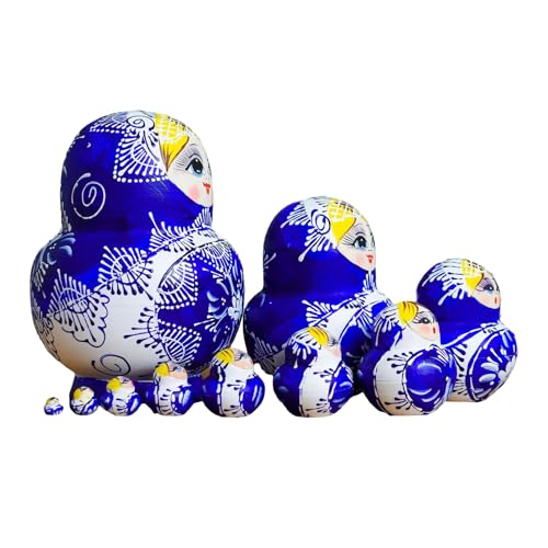 YUGSHNKFC Matryoshka Russische Nistpuppen Set Von 10 Handgemalten Holzfiguren Dekore Holzfahrzeuge Für Ausstellungspuppen YUGSHNKFC Matryoshka Russische Nistpuppen Set Von 10 Handgemalten Holzfiguren Dekore Holzfahrzeuge Für Ausstellungspuppen von YUGSHNKFC