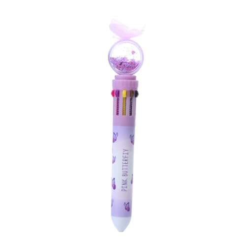 YUGSHNKFC Mehrfarbiger Kugelschreiber, 10 Farb-in-1-Kugelschreiber, 0,5 mm, zum Schreiben, Farbcodierung, Journaling, Büro, Schreibzubehör YUGSHNKFC Mehrfarbiger Kugelschreiber, 10 Farb-in-1-Kugelschreiber, 0,5 mm, zum Schreiben, Farbcodierung, Journaling, Büro, Schreibzubehör von YUGSHNKFC