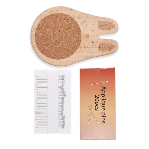 YUGSHNKFC Nadelkissen aus Holz, Nadelhalter, Quiltnadelkissen für Näharbeiten, Quilten, Nadelkissen, Nähnadel-Organizer YUGSHNKFC Nadelkissen aus Holz, Nadelhalter, Quiltnadelkissen für Näharbeiten, Quilten, Nadelkissen, Nähnadel-Organizer von YUGSHNKFC