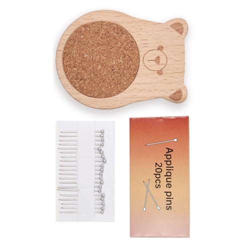 YUGSHNKFC Nadelkissen aus Holz, Nadelhalter, Quiltnadelkissen für Näharbeiten, Quilten, Nadelkissen, Nähnadel-Organizer YUGSHNKFC Nadelkissen aus Holz, Nadelhalter, Quiltnadelkissen für Näharbeiten, Quilten, Nadelkissen, Nähnadel-Organizer von YUGSHNKFC