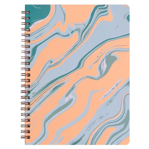 YUGSHNKFC Notizbuch mit Doppelspulenbindung, Business-Tagebuch mit Tasche, 20,3 x 16,5 cm, Spiralbindung, Notizblöcke, 160 Seiten, breit liniert YUGSHNKFC Notizbuch mit Doppelspulenbindung, Business-Tagebuch mit Tasche, 20,3 x 16,5 cm, Spiralbindung, Notizblöcke, 160 Seiten, breit liniert von YUGSHNKFC