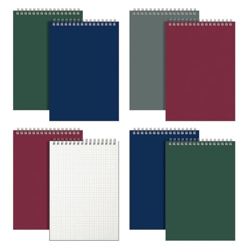 YUGSHNKFC Notizbücher, Doppelspulenbindung, 70 Blatt, gerastert, für Notizen, Skizzieren, Tagebuch, Mind Map YUGSHNKFC Notizbücher, Doppelspulenbindung, 70 Blatt, gerastert, für Notizen, Skizzieren, Tagebuch, Mind Map von YUGSHNKFC