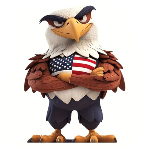 YUGSHNKFC Patriotische Vogelfigur Für Independence Day Und Memorial Day Flaggendesign Für Heimdekoration YUGSHNKFC Patriotische Vogelfigur Für Independence Day Und Memorial Day Flaggendesign Für Heimdekoration von YUGSHNKFC