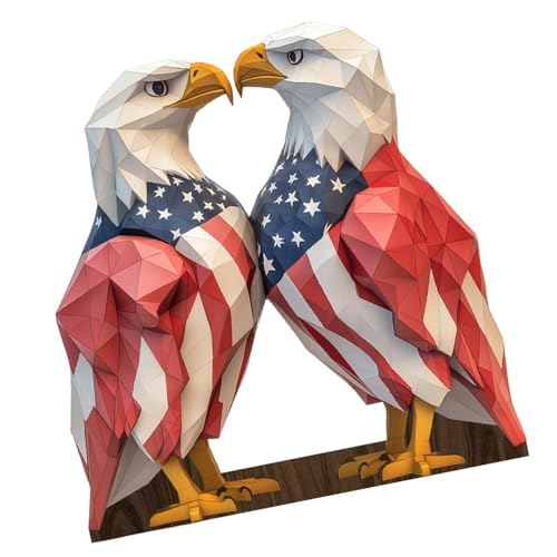 YUGSHNKFC Patriotische Vogelfigur Für Independence Day Und Memorial Day Flaggendesign Für Heimdekoration YUGSHNKFC Patriotische Vogelfigur Für Independence Day Und Memorial Day Flaggendesign Für Heimdekoration von YUGSHNKFC