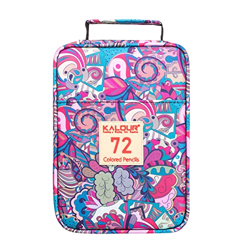 YUGSHNKFC Professionelles Buntstifte-Set mit 72 Löchern, Reißverschluss-Tasche, weich, für Erwachsene, Kinder, Künstler, Coloristen, Zeichnen, Kunst Supp YUGSHNKFC Professionelles Buntstifte-Set mit 72 Löchern, Reißverschluss-Tasche, weich, für Erwachsene, Kinder, Künstler, Coloristen, Zeichnen, Kunst Supp von YUGSHNKFC