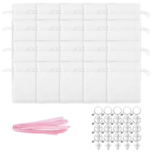 YUGSHNKFC Set mit 60 Engelsanhängern Schlüsselanhänger mit besonderen Geschenken, Aufbewahrungstaschen, geeignet für verschiedene Anlässe, stilvolle Outfits YUGSHNKFC Set mit 60 Engelsanhängern Schlüsselanhänger mit besonderen Geschenken, Aufbewahrungstaschen, geeignet für verschiedene Anlässe, stilvolle Outfits von YUGSHNKFC