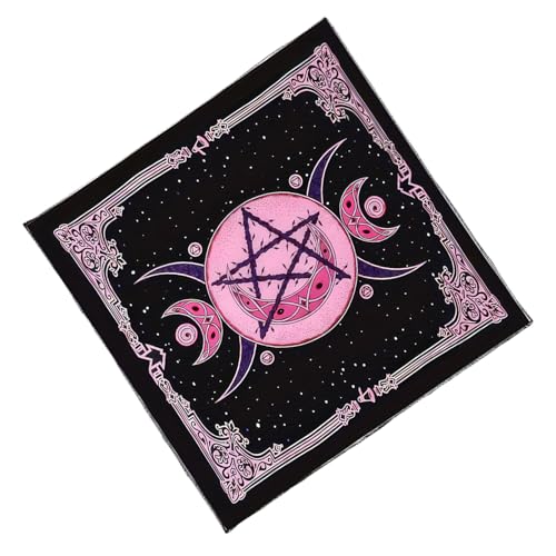 YUGSHNKFC Star Moon Muster Tarots Tischdecke Gotteskarten Tisch Tuchkupply Astrologie Hexerei Deck Stoffdekoration YUGSHNKFC Star Moon Muster Tarots Tischdecke Gotteskarten Tisch Tuchkupply Astrologie Hexerei Deck Stoffdekoration von YUGSHNKFC