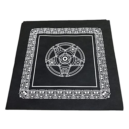 YUGSHNKFC Tarotkarte Spezielle Tischdecke Pentagramm Wahrscheinlichkeit Stoff Brettspiel Astrologie Samtkartenpolster von YUGSHNKFC