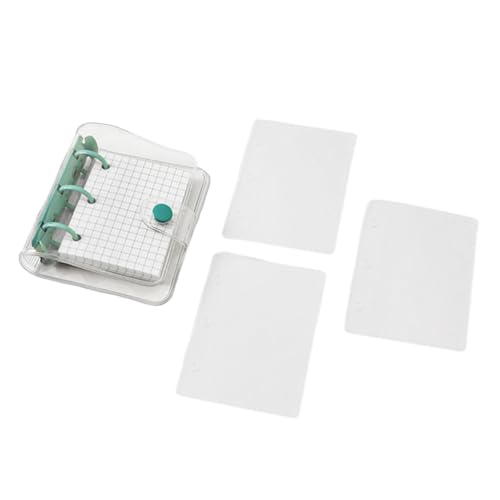 YUGSHNKFC Taschennotizbuch, 3 Ringe, Notizblöcke, Memobook, kleines Notizbuch, Planer, 80 Blatt, gerastert für die tägliche Planung von YUGSHNKFC