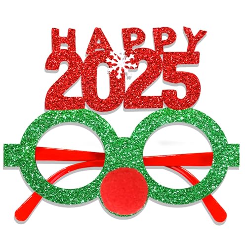 YUGSHNKFC Weihnachtsbrillenrahmen, Weihnachtsbrille, Kostüm, kreative Brille, Schneemänner, Party-Zubehör YUGSHNKFC Weihnachtsbrillenrahmen, Weihnachtsbrille, Kostüm, kreative Brille, Schneemänner, Party-Zubehör von YUGSHNKFC