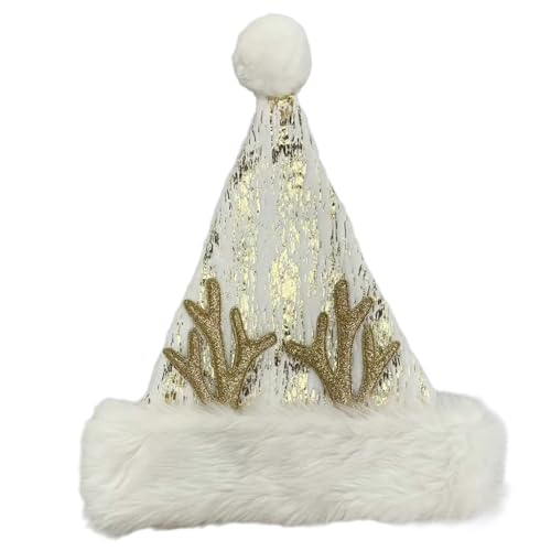 YUGSHNKFC Weihnachtshirsch-Horn, Weihnachtsmannmütze, Festival-Requisiten, Weihnachtsmannmützen, Feiertagskappen, Partyzubehör, Hut, Weihnachts-Kopfschmuck YUGSHNKFC Weihnachtshirsch-Horn, Weihnachtsmannmütze, Festival-Requisiten, Weihnachtsmannmützen, Feiertagskappen, Partyzubehör, Hut, Weihnachts-Kopfschmuck von YUGSHNKFC