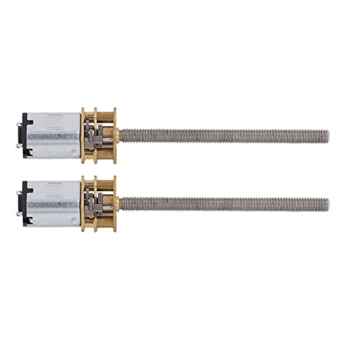 2pcs DC -Zahnradmotor 1000 U/min M4 x 55 mm rotes Kupfer Mikro Elektromottermotor für Hebemaschine 6V 2pcs DC -Zahnradmotor 1000 U/min M4 x 55 mm rotes Kupfer Mikro Elektromottermotor für Hebemaschine 6V von YUKOFE