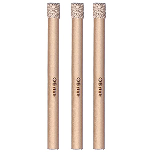 3pcs Lochöffner 6mm gefärbte Bohrer Bits Cutters Werkzeuge Glas Keramik Marmorstein Bohrmaschine Dreiecks Schaft von YUKOFE