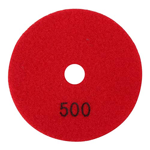 4 -Zoll -Runde Diamant Polishing Pad Granit Marmor Scheibenscheibe Wet -Polither -Werkzeug (500th) von YUKOFE