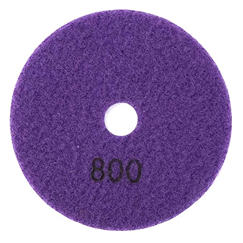 4 -Zoll -Runde Diamant Polishing Pad Granit Marmor Scheibenscheibe Wet -Polither -Werkzeug (800 Mesh) von YUKOFE
