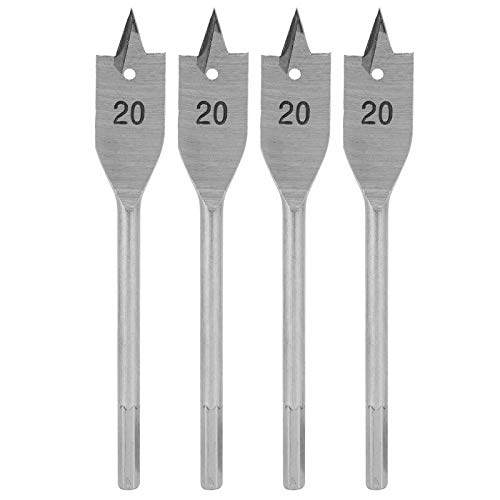 4pcs flache Holzbohrgeräte mit hoher Kohlenstoffstahl -Holzbearbeitung Werkzeugset 20mm Präzisionslöcher DIY -Handwerk 4pcs flache Holzbohrgeräte mit hoher Kohlenstoffstahl -Holzbearbeitung Werkzeugset 20mm Präzisionslöcher DIY -Handwerk von YUKOFE