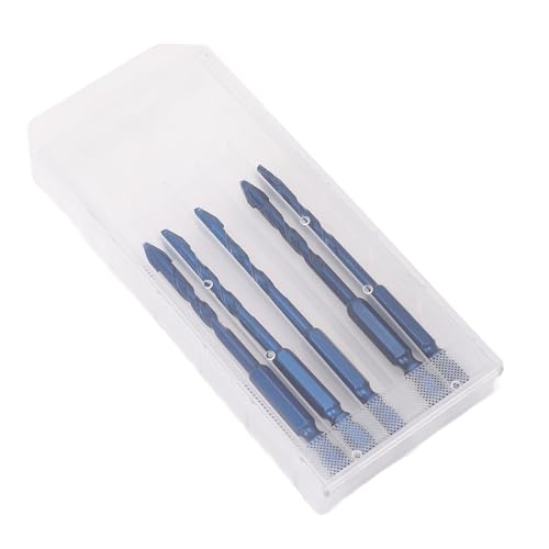 5 PCs Excentric Drill Bit 6mm Wolframstahl krumme Bohrmaschine für Mauerwerk Beton von YUKOFE