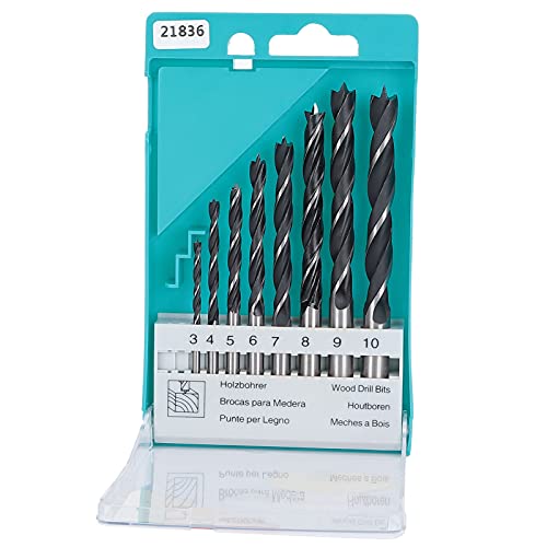 8pcs Twist Bohrerstücke runden Schaft mit hohem Kohlenstoffstahlholzbearbeitungszubehör runden 8pcs Twist Bohrerstücke runden Schaft mit hohem Kohlenstoffstahlholzbearbeitungszubehör runden von YUKOFE