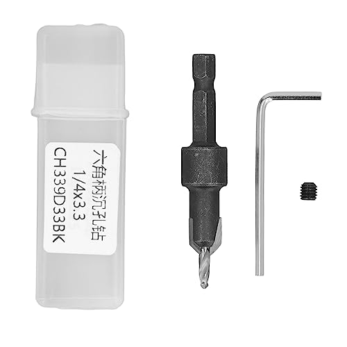 Countersink Bohrer Bit 1/4x3.3 Hex Shank Carbid -einstellbares Bohrwerkzeug für Holzbearbeitung Countersink Bohrer Bit 1/4x3.3 Hex Shank Carbid -einstellbares Bohrwerkzeug für Holzbearbeitung von YUKOFE