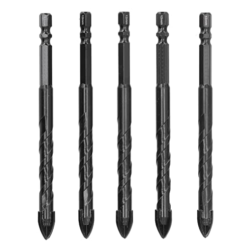 Cross Ceramic -Bohrer und effizientes Kreuzbohrer für Keramik, Fliesen, Spiegel hochwertig zementiertes Carbid und Kohlenstoffstahl 5 PCs Cross Ceramic -Bohrer und effizientes Kreuzbohrer für Keramik, Fliesen, Spiegel hochwertig zementiertes Carbid und Kohlenstoffstahl 5 PCs von YUKOFE
