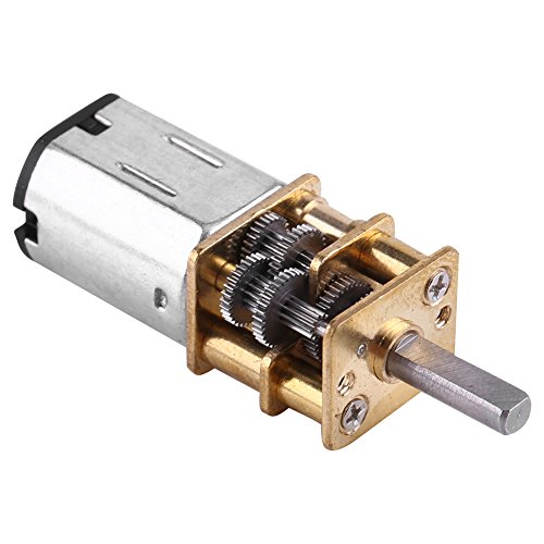 DC 6V Getriebe Motor High Drehmoment Reduktion Getriebe 10/15/20 U/min Spielzeugautomodellmotor für verschiedene Anwendungen (6V 15RPM) von YUKOFE