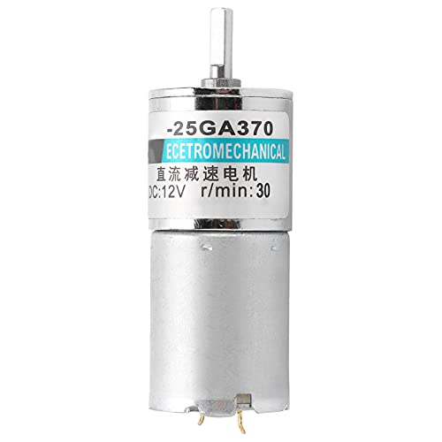 DC Gear Motor Micro niedriger Geschwindigkeit CW CCW Permanentmagnet für automatisierte Industrie 12V XD25GA370 (30rpm/min) von YUKOFE
