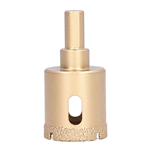Diamantbohrer Bit beschichtetes gefälschter Kernlochsäge -Schneiderglasfliesen Granit Marmor Porzellan 35 mm Stanztiefe dreieckige Griffspeicherbox (32mm) von YUKOFE