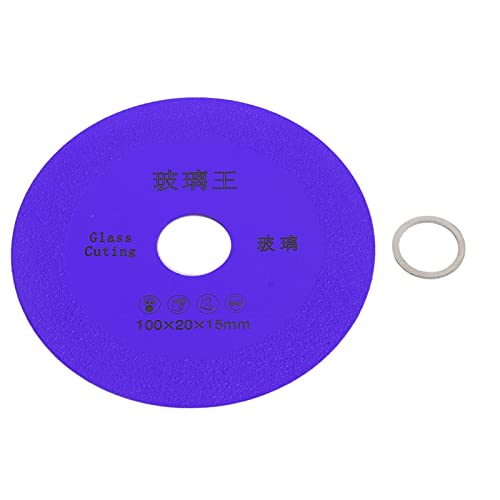 Diamantglas Schneidscheibe Effizienter Carbidsägen Blatt für Keramikfliesenkristallflaschenschleife (Purple) von YUKOFE