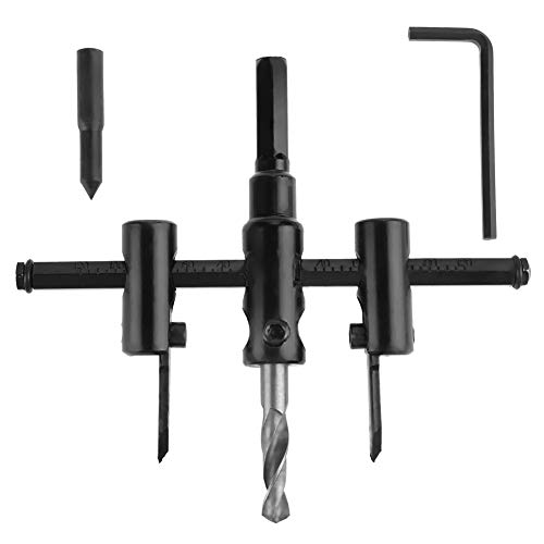 Einstellbarer schwarzer Kreisloch -Säge Bohrbit Set Scharf lebige Carbid -Spitzen DIY -Holzbearbeitungswerkzeug Anwendbare Szenenkonstruktion Site Einstellbarer schwarzer Kreisloch -Säge Bohrbit Set Scharf lebige Carbid -Spitzen DIY -Holzbearbeitungswerkzeug Anwendbare Szenenkonstruktion Site von YUKOFE