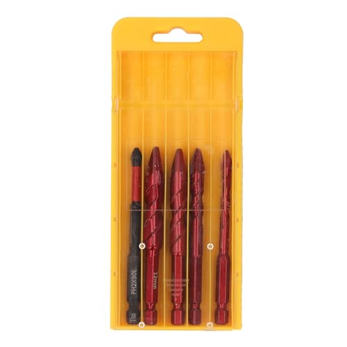 Exzentric Twist Drill Bit Hochfestes Set für verschiedene Bohraufgaben Glaskeramik Granit 6 8 10 12 mm von YUKOFE