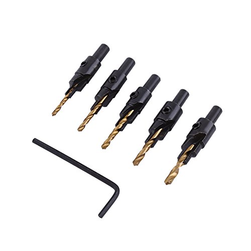 HSS Countersink -Bohrer -Bit -Set hoher Härte tragbarer Bohrkit für Holzbearbeitung HSS Countersink -Bohrer -Bit -Set hoher Härte tragbarer Bohrkit für Holzbearbeitung von YUKOFE