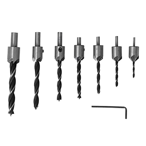 Holzbohrbohrer Bit Set Hochgeschwindigkeit Stahl Carpentry Reamer Holzbearbeitung Bankbohrer Handbohrer von YUKOFE