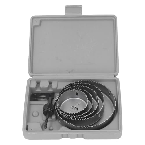Lochsägen Kit Holzbearbeitung Sägezahn -Lochschneider für Metall Kunststoff Holzbohrung 64 mm 76 mm 89 mm 102 mm 127 mm von YUKOFE