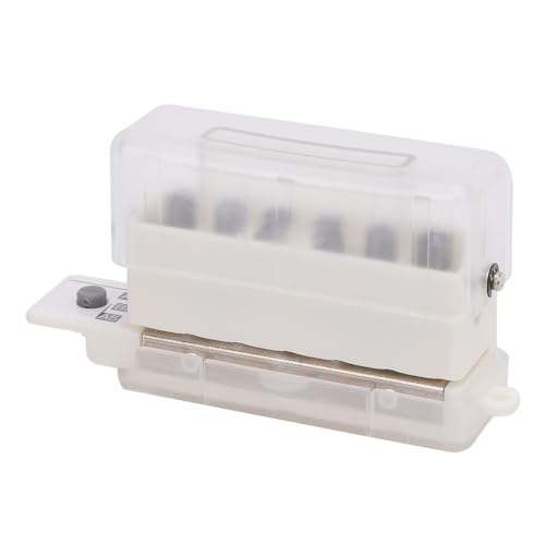 Tragbares Mini Lose Leaf Stanzmaschine 6 Löcher 5,5 mm Lochdurchmesser für Binder Planer Office School Tragbares Mini Lose Leaf Stanzmaschine 6 Löcher 5,5 mm Lochdurchmesser für Binder Planer Office School von YUKOFE