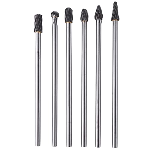 Wolfram -Carbid -Aluminium -Rotationsdateien Burr -feste Härte Hochabriebfestigkeit Schnittdurchmesser 6mm Schaft 6pcs Wolfram -Carbid -Aluminium -Rotationsdateien Burr -feste Härte Hochabriebfestigkeit Schnittdurchmesser 6mm Schaft 6pcs von YUKOFE