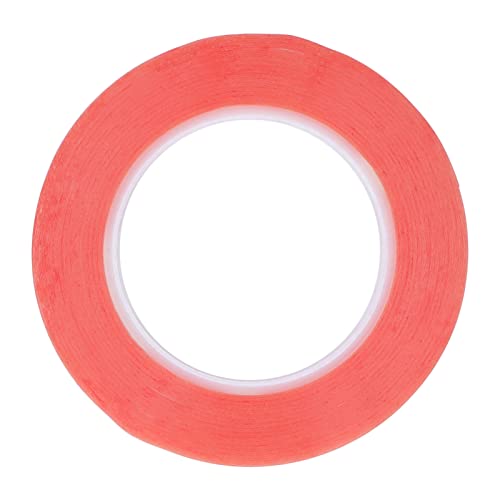 YUKOFE PET -Doppel -Seiten -Klebeband -Ringform -Kleberdichtung für Home -Objekte Fixierung rot (8mm) von YUKOFE