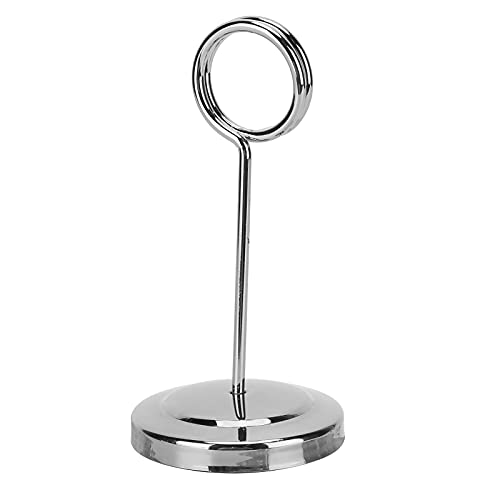 Edelstahl Langlebige Leichte Tisch nummer Halter Bild Clip für Hotel Restaurant (10.5cm) von YULEESIYIP