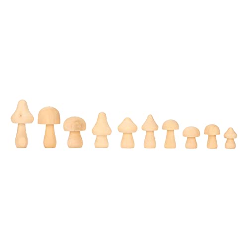 Holzpilzhandwerk unvollendet DIY Malerei Ornament für Kinder Erwachsener Holz Getreide Holzpilzhandwerk unvollendet DIY Malerei Ornament für Kinder Erwachsener Holz Getreide von YULEESIYIP