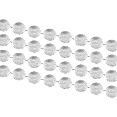 Kristall wie Acrylperlen Vorhang Hochzeitsfeier DIY Craft 10m (Transparent) von YULEESIYIP