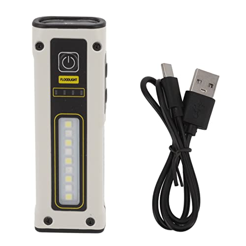 YULEESIYIP B59 Mini-LED-Multifunktionstaschenlampe, starker Magnet, Arbeitsleuchte, tragbare Doppellichtquelle, kompakte, wasserdichte, wiederaufladbare Powerbank für Outdoor-Aktivitäten YULEESIYIP B59 Mini-LED-Multifunktionstaschenlampe, starker Magnet, Arbeitsleuchte, tragbare Doppellichtquelle, kompakte, wasserdichte, wiederaufladbare Powerbank für Outdoor-Aktivitäten von YULEESIYIP